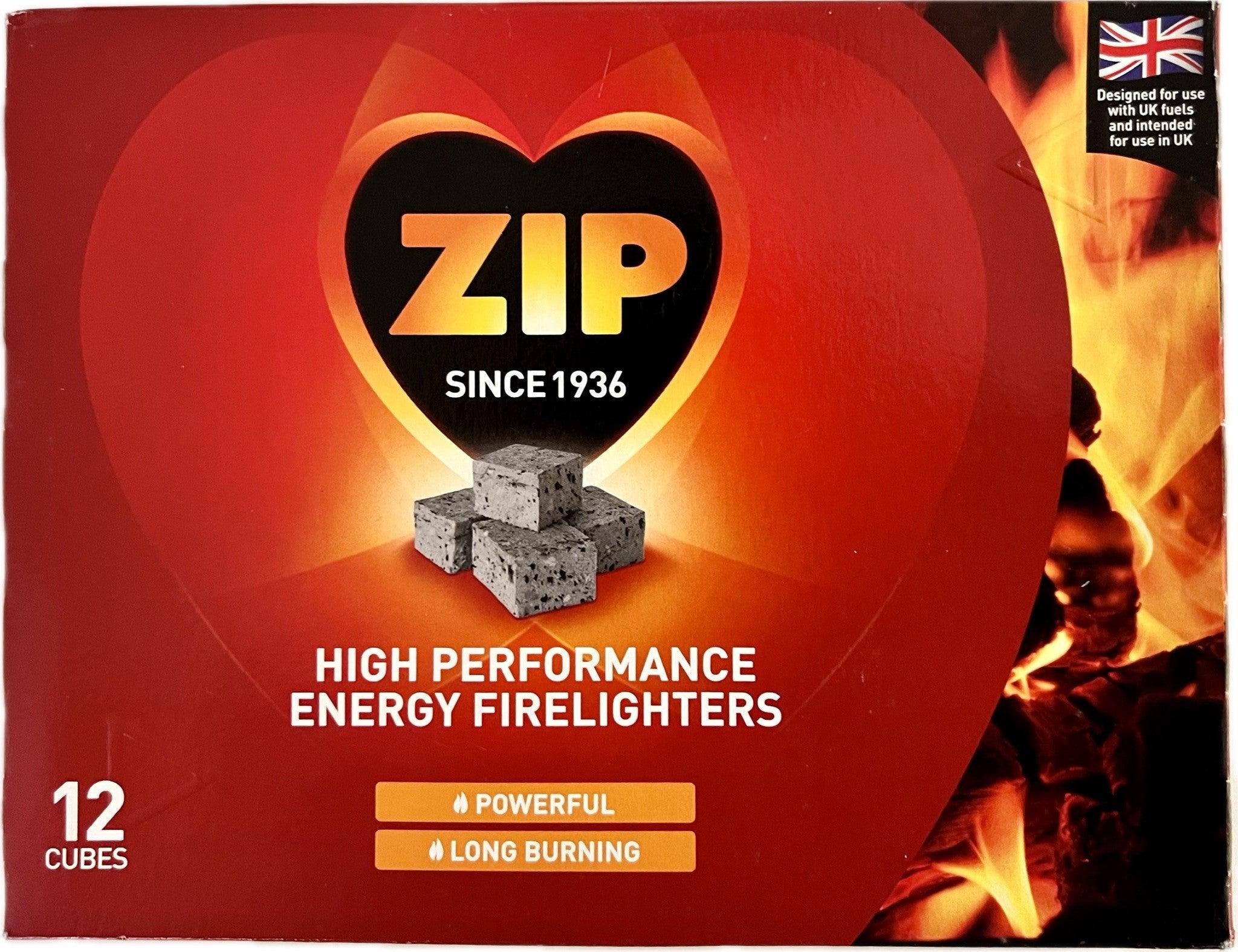 Zip Energy High Performance Firelighter – 16 Einzelne Würfel In Beuteln, Grau, Für Kamin & Grill Zip Energy High Performance Firelighter – 16 Einzelne Würfel In Beuteln, Grau, Für Kamin & Grill